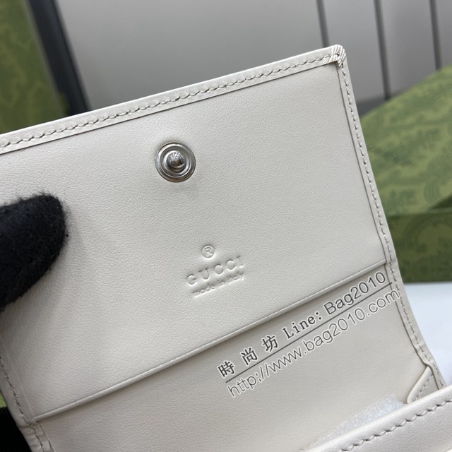 Gucci專櫃古馳最新款Marmont系列卡片夾短夾錢包卡包 jh2484型號：790067
